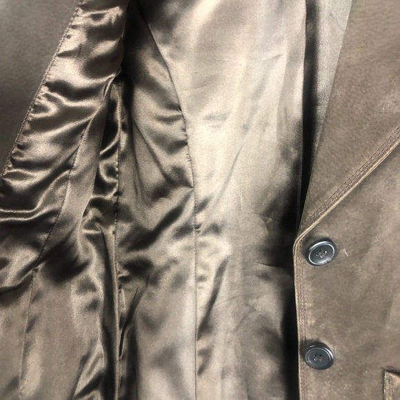 VINTAGE genuine suede blazer - Picture 9 of 11